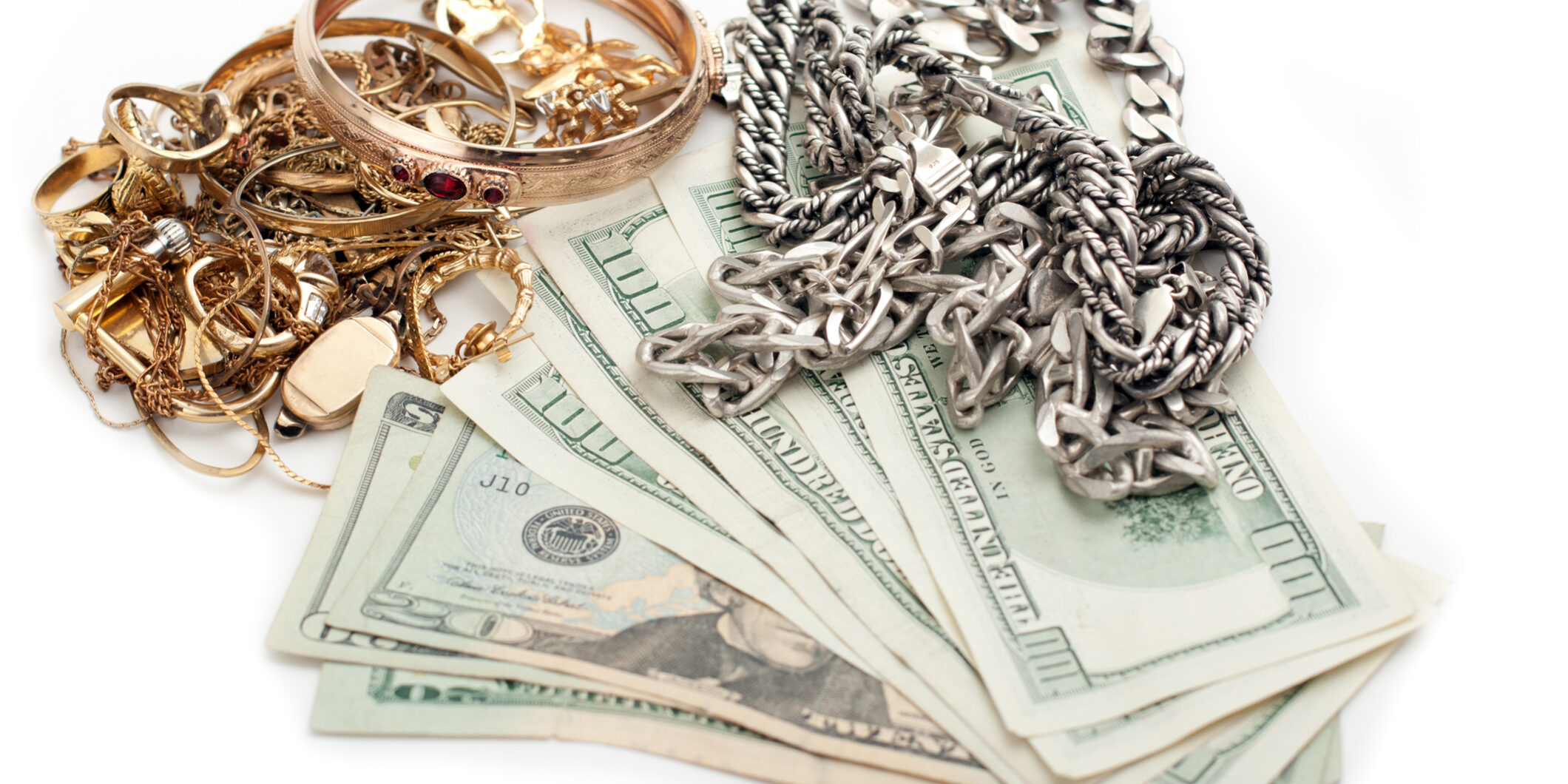gold and silver pile scrap for cash dollar no credit check