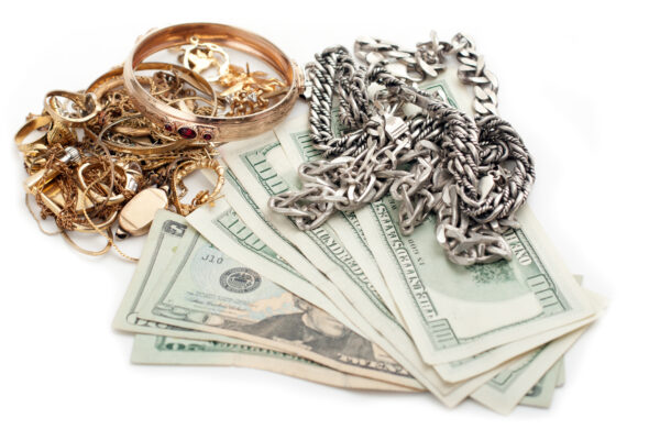 gold and silver pile scrap for cash dollar no credit check